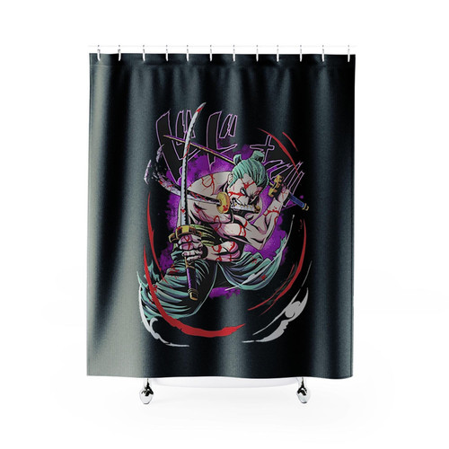 Roronoa Zoro One Piece Zoro Shower Curtains