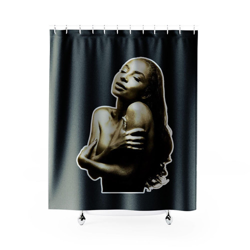 Sade Sexy Singer Pose Shower Curtains