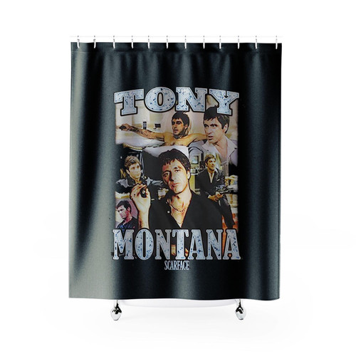 Scarface Tony Montana Vintage Shower Curtains