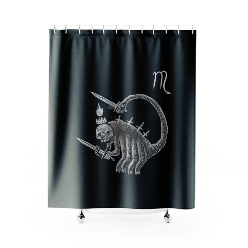 Scorpio Horrorscope Shower Curtains