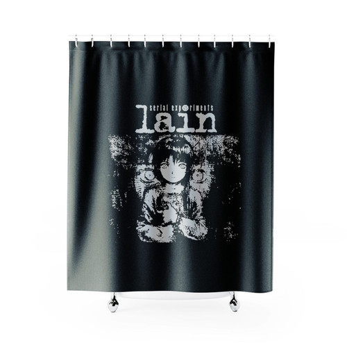 Serial Experiments Lain Anime Shower Curtains