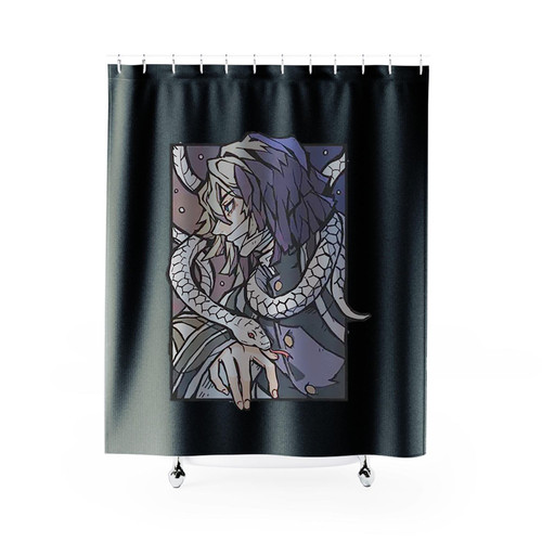 Serpent Hashira Anime Graphic Kimetsu No Yaiba Shower Curtains