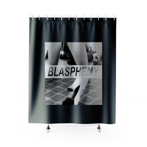 Sexy Girl Nun Nonne Religieuse Blasphemy Satan Satanic Shower Curtains