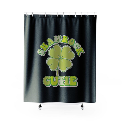 Shamrock Cutie St Patrick Is Day Shower Curtains Shamrock Cutie St Patrick Is Day Shower Curtains