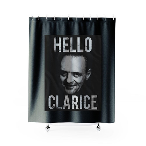 Silence Of The Lambs Hello Clarice Shower Curtains Silence Of The Lambs Hello Clarice Shower Curtains