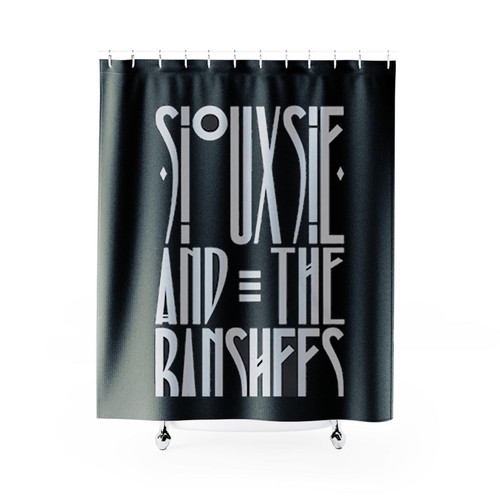 Siouxsie And The Banshees Logo Shower Curtains