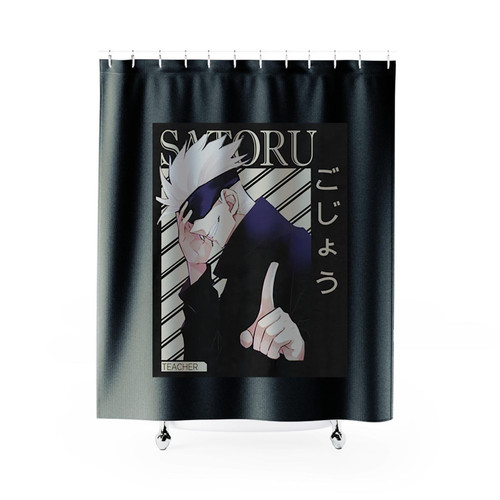 Smile Satoru Gojo Shower Curtains