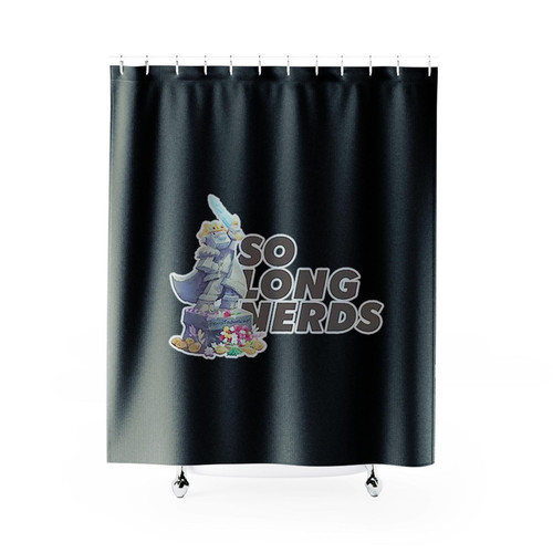 So Long Nerds Shower Curtains