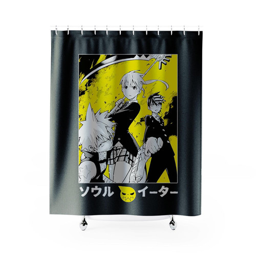 Soul Eater Evans Maka Albarn Death The Kid Shower Curtains