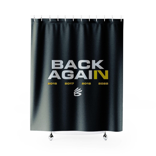 Steph Curry Back Again Shower Curtains Steph Curry Back Again Shower Curtains