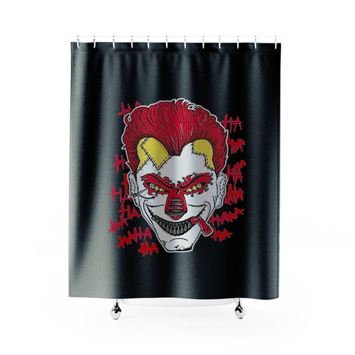 Supervillain 90S Sneaker Shower Curtains