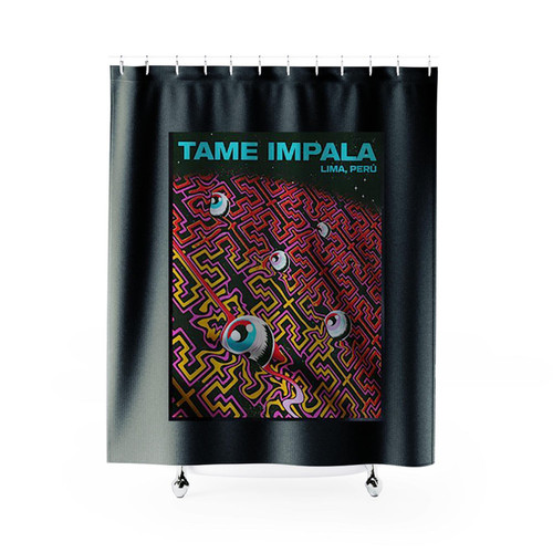 Tame Impala Eyes Lima Peru Shower Curtains