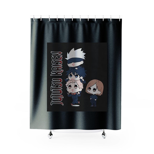 Team Jjk Gojo Sensei Shower Curtains