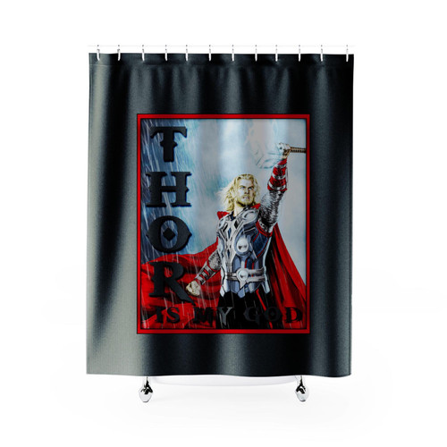 The Church Of Thor Shower Curtains
