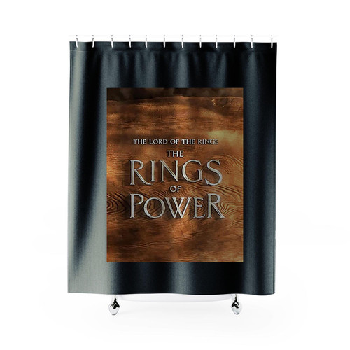 The Rings Of Power Lotr Lord Of The Rings Shower Curtains