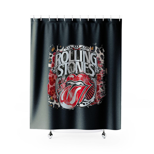 The Rolling Stones Vintage Design Shower Curtains