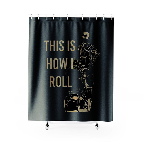 This Is How I Roll Baby Stroller Shower Curtains