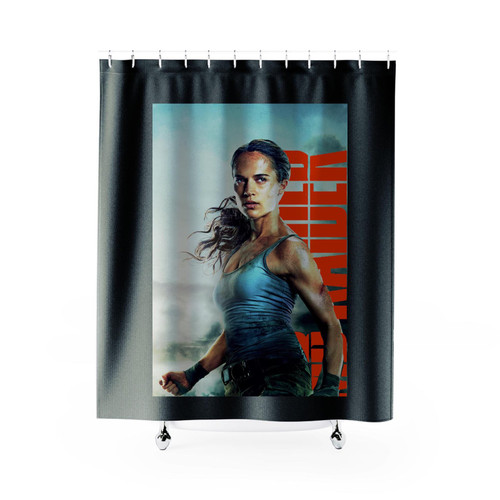 Tomb Raider Lara Croft Movie Shower Curtains