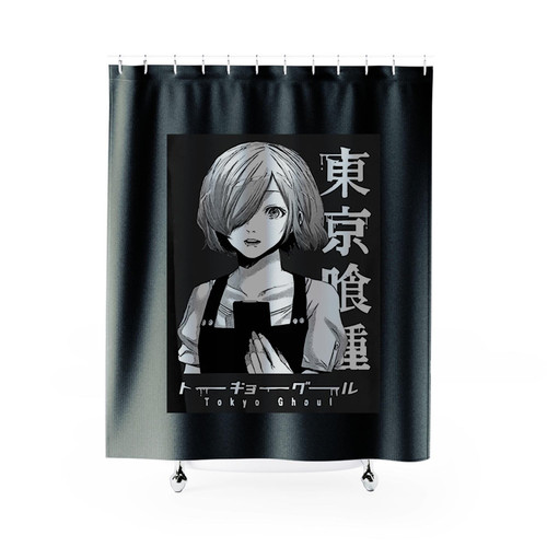 Touka Kirishima White Manga Ver Shower Curtains