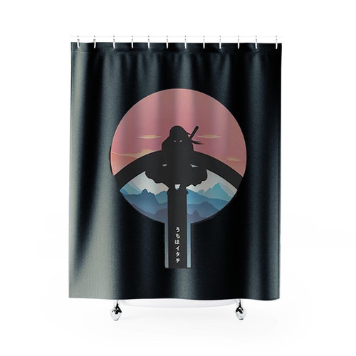 Uchiha Symbol Shower Curtains
