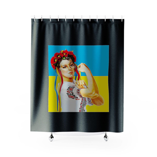 Ukraine Stand With Ukraine Shower Curtains