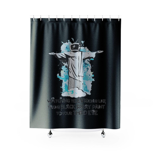 Bill Hicks Tv Quote Shower Curtains