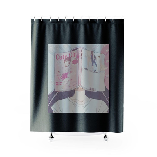 Vintage Aesthetic Kawaii Retro 90S Anime Shower Curtains