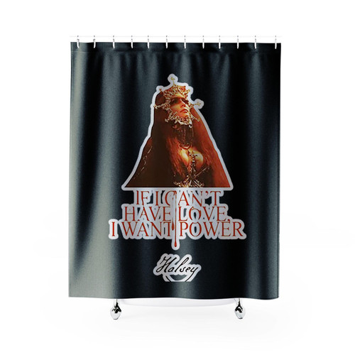 Vintage If I Can Not Have Love I Want Power Halsey Bella Canvas Shower Curtains