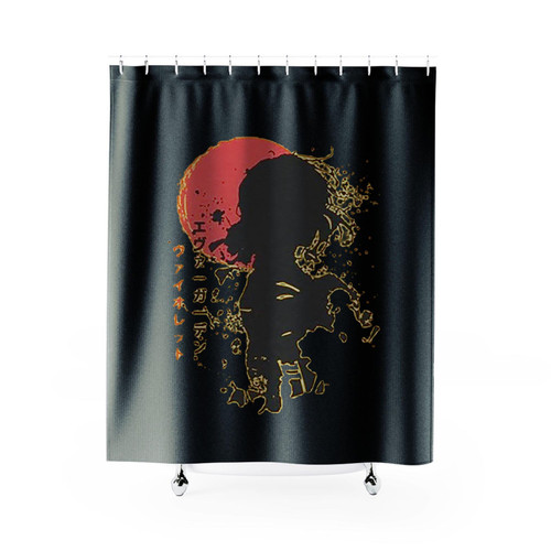 Violet Evergarden Logo Art Shower Curtains