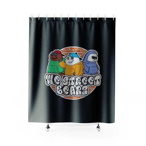 We Bare Street Bears We Bare Bears Shower Curtains