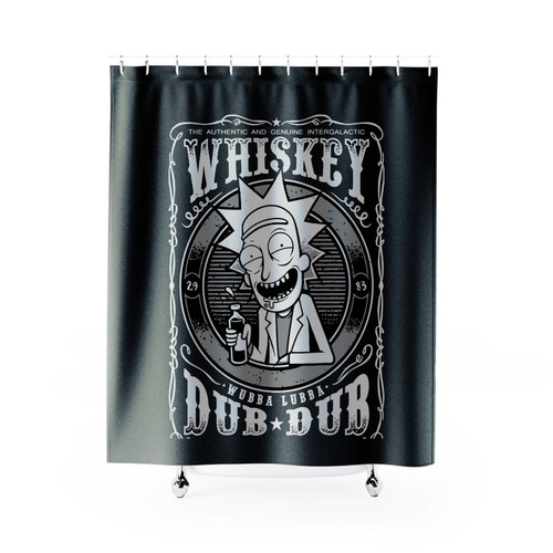 Whiskey Dub Dub Shower Curtains
