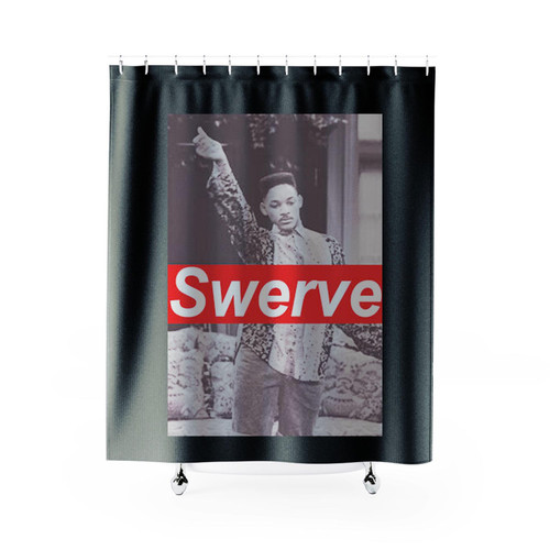 Will Smith Swerve Swag Funny Fresh Prince 90S 80S Shower Curtains