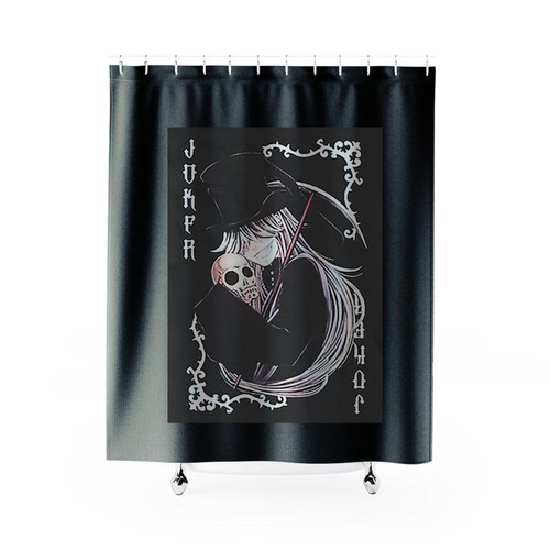 Black Butler Undertaker Happy Smile Shower Curtains