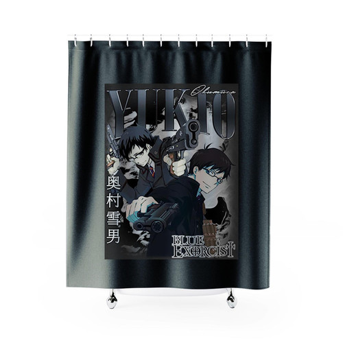 Yukio Okumura Blue Exorcist Shower Curtains