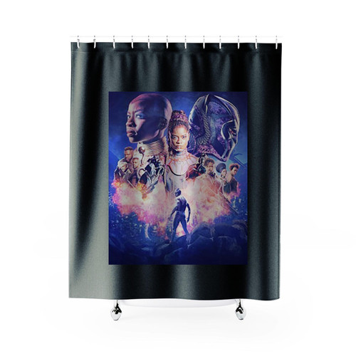 Black Panther 2 Ii Sequel Wakanda Forever Shower Curtains
