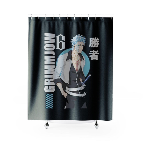 Bleach Grimmjow Jaegerjaquez Anime Shower Curtains