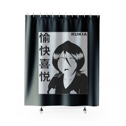Bleach Rukia Kawaii Anime Shower Curtains