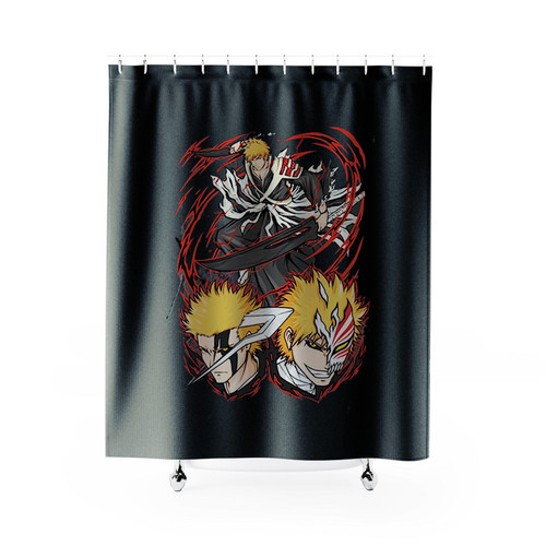 Bleach Vasto Lorde Form Kurosaki Ichigo Bankai Shower Curtains