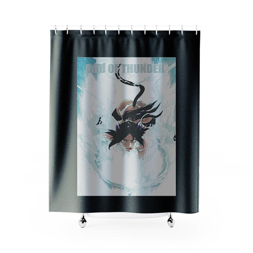 Bleach Yoruichi Shihoin God Of Thunder Shower Curtains