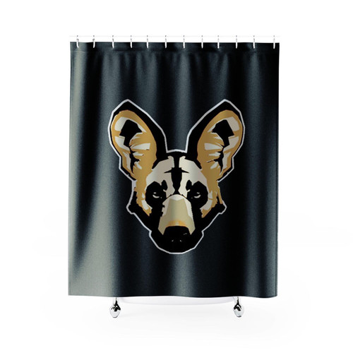 African Painted Dog Shower Curtains