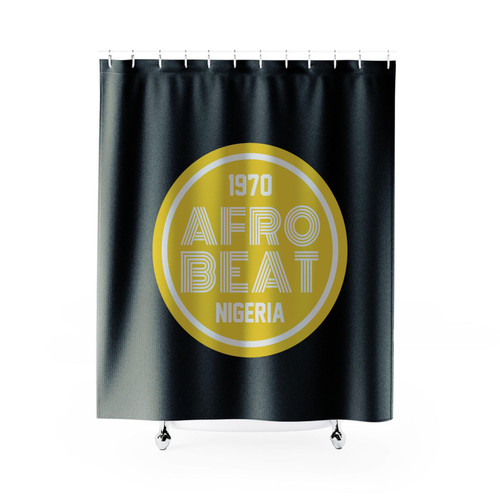 Afrobeat 1970 Nigeria Shower Curtains
