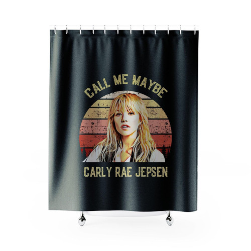 Carly Rae Jepsen Good Time Shower Curtains