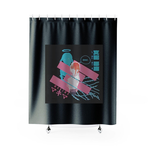 Chainsaw Man Makima Anime Shower Curtains Chainsaw Man Makima Anime Shower Curtains