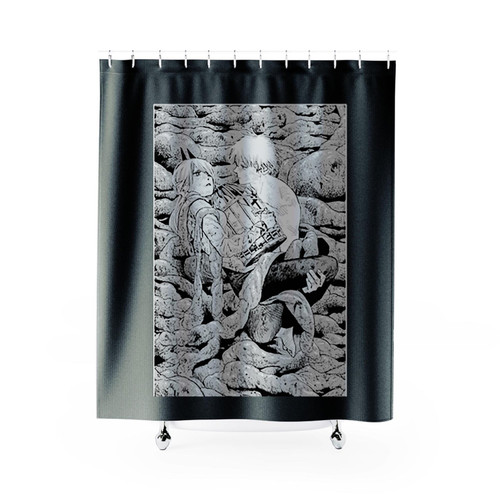 Chainsaw Man Power Denji Shower Curtains