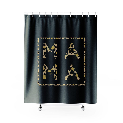 Cheetah Mama Shower Curtains