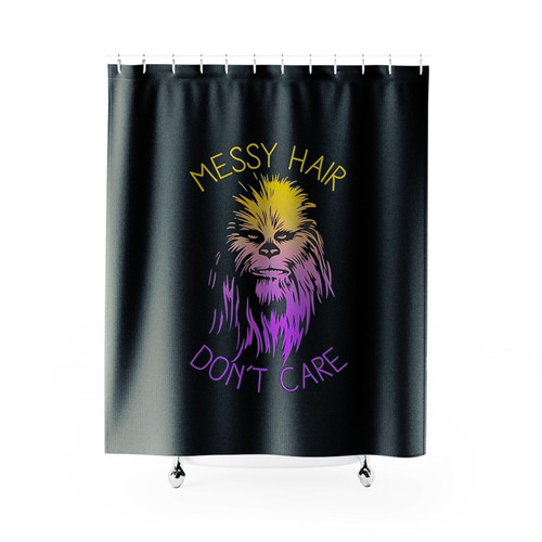 Chewbacca Messy Hair Dont Care Shower Curtains