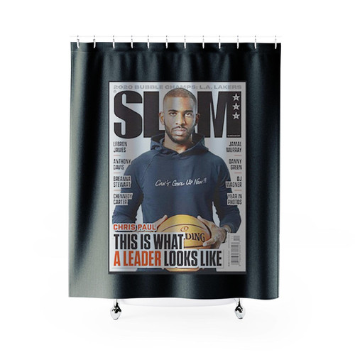 Chris Paul Phoenix Suns Nba Slam Cover Shower Curtains
