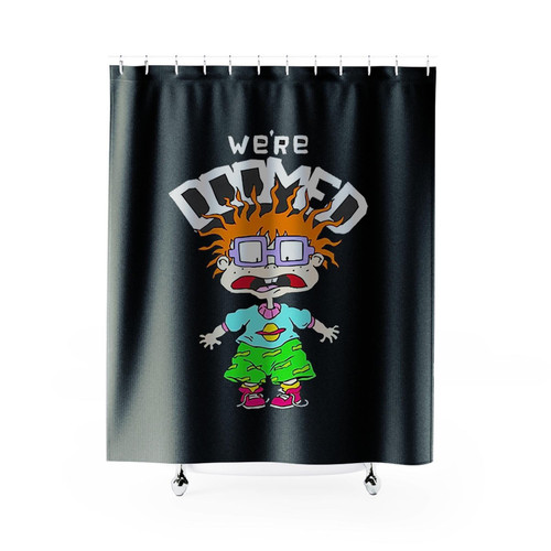 Chuckie We Are Doomed Rugrats Shower Curtains