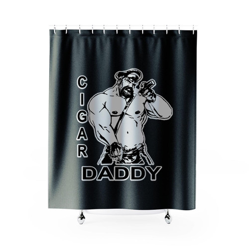 Cigar Daddy Shower Curtains