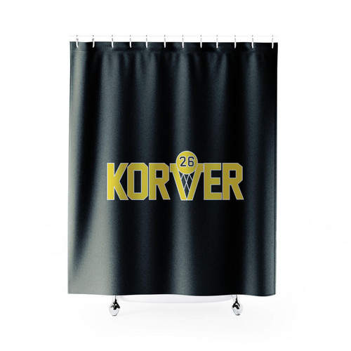 Cleveland Kyle Korver Logo Shower Curtains